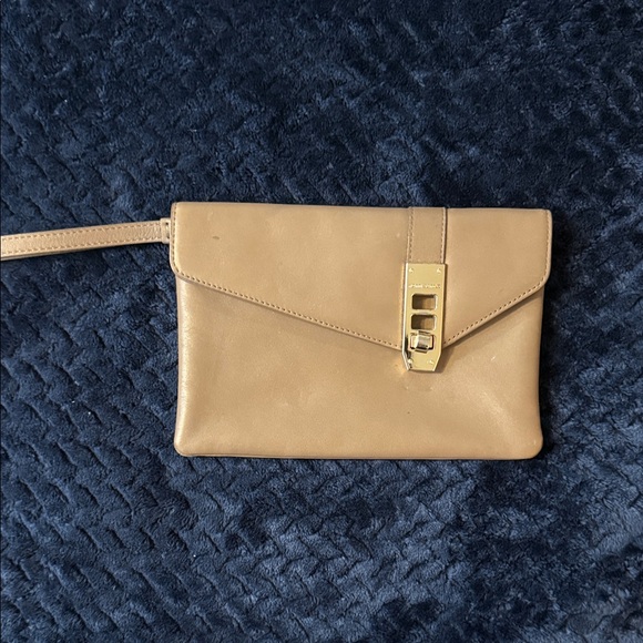 Elegant Tan Clutch Bag - Picture 1 of 2